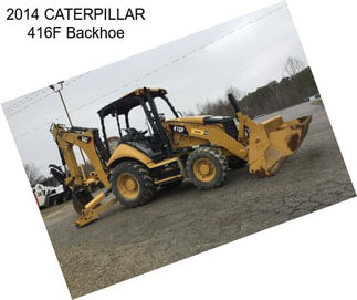 2014 CATERPILLAR 416F Backhoe