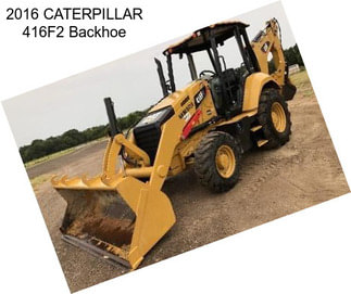 2016 CATERPILLAR 416F2 Backhoe