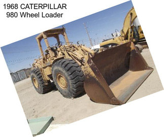 1968 CATERPILLAR 980 Wheel Loader