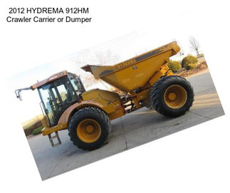 2012 HYDREMA 912HM Crawler Carrier or Dumper