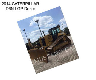 2014 CATERPILLAR D6N LGP Dozer