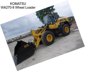 KOMATSU WA270-8 Wheel Loader