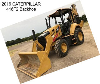 2016 CATERPILLAR 416F2 Backhoe