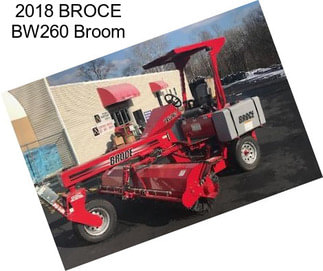 2018 BROCE BW260 Broom