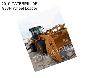 2010 CATERPILLAR 938H Wheel Loader