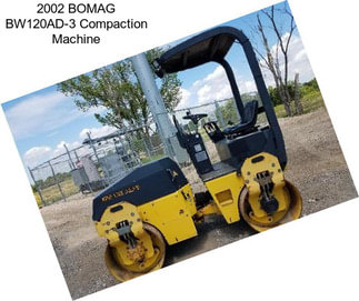 2002 BOMAG BW120AD-3 Compaction Machine