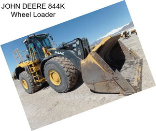 JOHN DEERE 844K Wheel Loader