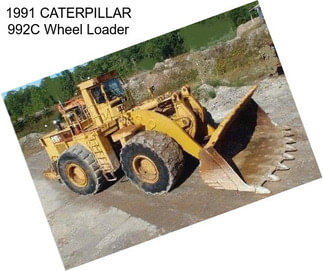 1991 CATERPILLAR 992C Wheel Loader