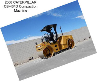 2008 CATERPILLAR CB-434D Compaction Machine