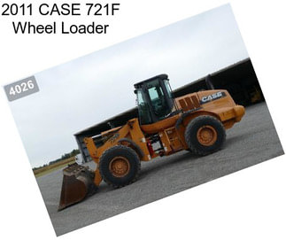 2011 CASE 721F Wheel Loader