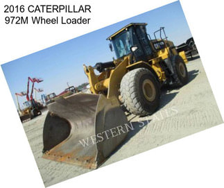 2016 CATERPILLAR 972M Wheel Loader