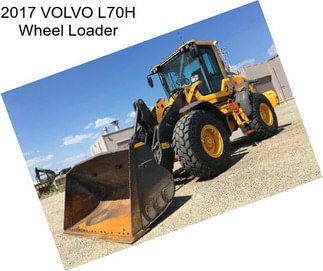 2017 VOLVO L70H Wheel Loader