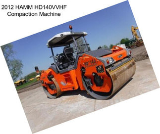2012 HAMM HD140VVHF Compaction Machine