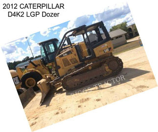 2012 CATERPILLAR D4K2 LGP Dozer