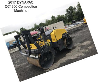 2017 DYNAPAC CC1300 Compaction Machine