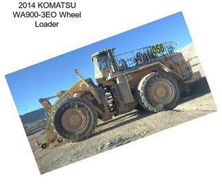 2014 KOMATSU WA900-3EO Wheel Loader