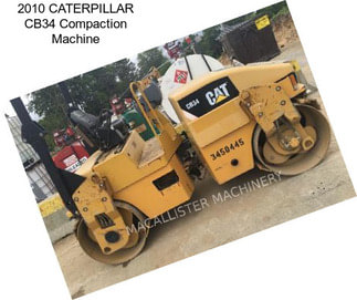 2010 CATERPILLAR CB34 Compaction Machine