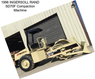 1998 INGERSOLL RAND SD70F Compaction Machine