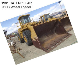 1981 CATERPILLAR 980C Wheel Loader