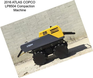 2016 ATLAS COPCO LP8504 Compaction Machine