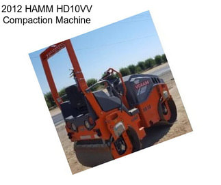 2012 HAMM HD10VV Compaction Machine