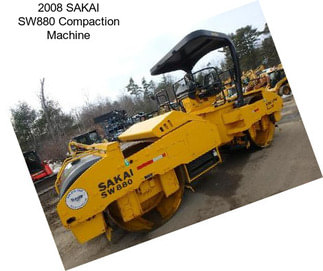 2008 SAKAI SW880 Compaction Machine