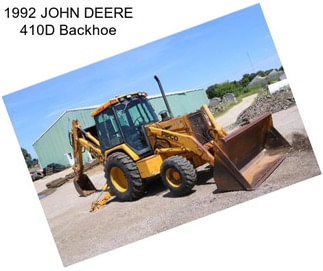 1992 JOHN DEERE 410D Backhoe