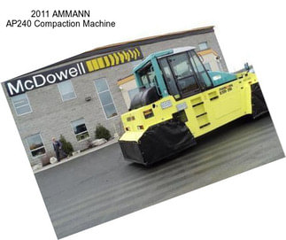 2011 AMMANN AP240 Compaction Machine
