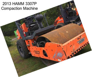 2013 HAMM 3307P Compaction Machine