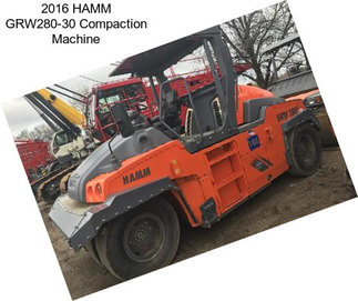 2016 HAMM GRW280-30 Compaction Machine