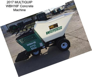 2017 MULTIQUIP WBH16F Concrete Machine