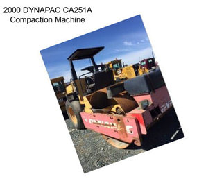 2000 DYNAPAC CA251A Compaction Machine