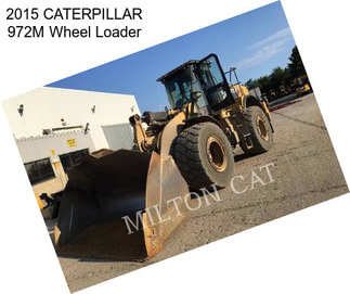 2015 CATERPILLAR 972M Wheel Loader