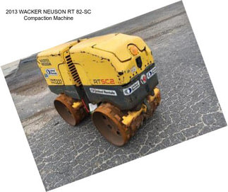 2013 WACKER NEUSON RT 82-SC Compaction Machine