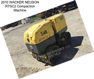 2010 WACKER NEUSON RTSC2 Compaction Machine