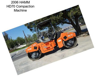 2006 HAMM HD70 Compaction Machine