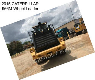 2015 CATERPILLAR 966M Wheel Loader