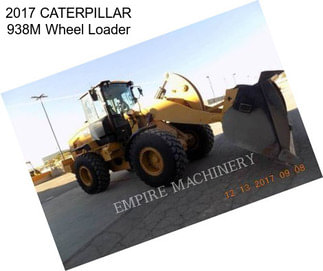 2017 CATERPILLAR 938M Wheel Loader