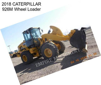 2018 CATERPILLAR 926M Wheel Loader