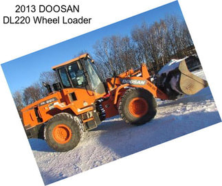 2013 DOOSAN DL220 Wheel Loader