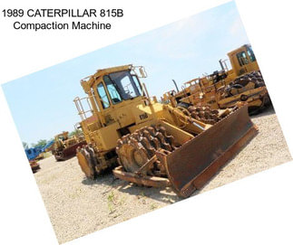 1989 CATERPILLAR 815B Compaction Machine