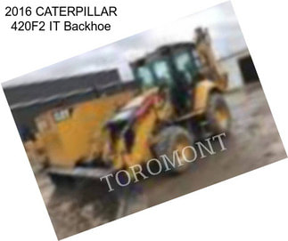 2016 CATERPILLAR 420F2 IT Backhoe