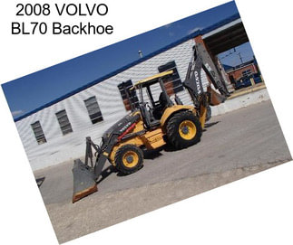 2008 VOLVO BL70 Backhoe