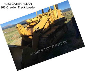 1983 CATERPILLAR 963 Crawler Track Loader