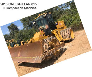 2015 CATERPILLAR 815F II Compaction Machine