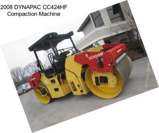 2008 DYNAPAC CC424HF Compaction Machine