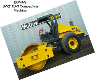 BOMAG BW211D-3 Compaction Machine