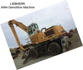 LIEBHERR A944 Demolition Machine