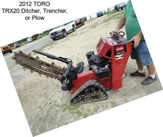 2012 TORO TRX20 Ditcher, Trencher, or Plow