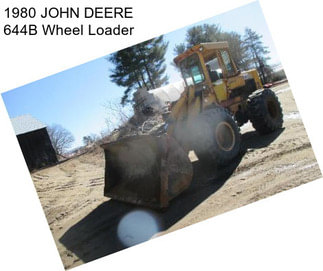 1980 JOHN DEERE 644B Wheel Loader